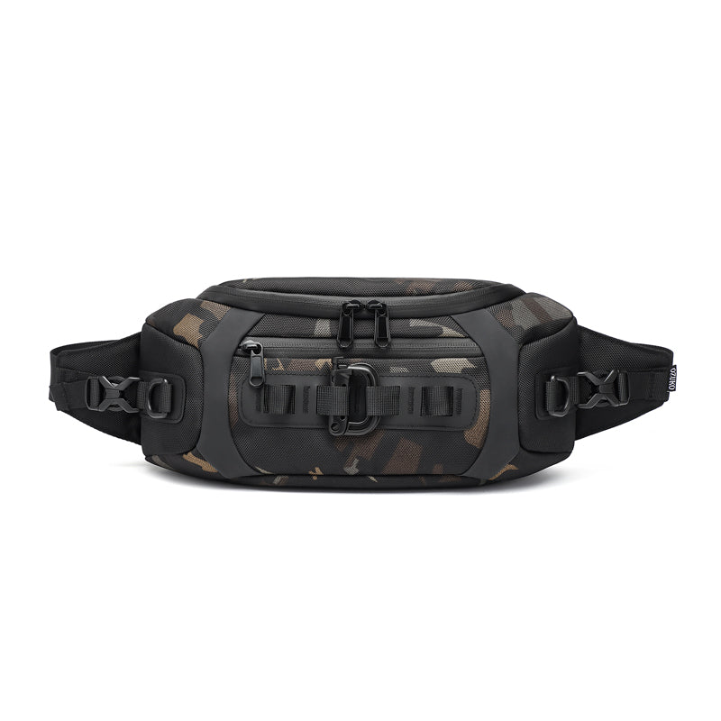 Men’s Tactical Waterproof Waist Bag – Outdoor Chest Sling & Crossbody Pack for Sports, Hiking & Daily Travel