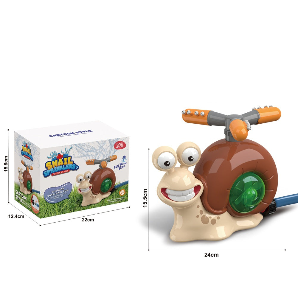 Cartoon Snail Water Sprinkler Toy – Fun Outdoor Garden Splash Play for Kids, Baby Bath, and Backyard Summer Water Games