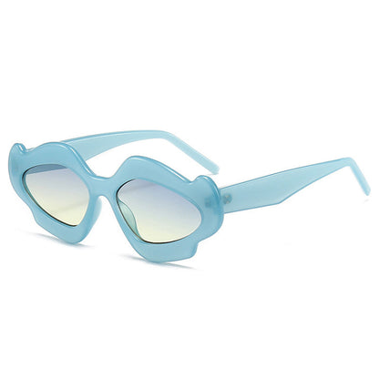 Irregular Flower Sunglasses – Retro Candy Color UV400 Shades for Men and Women’s Trendy Streetwear