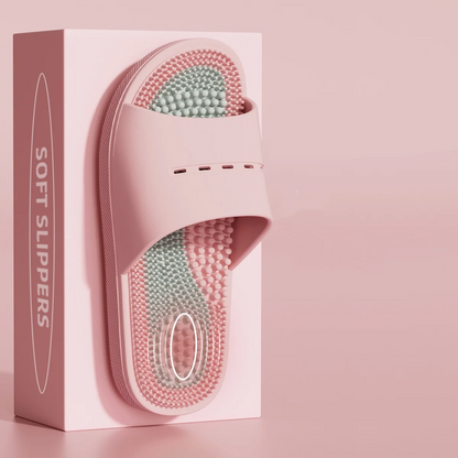 Acupressure Massage Slippers – Non-Slip Deodorant Bathroom Sandals for Men & Women, Ideal for Summer Foot Pain Relief