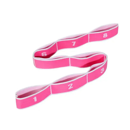 Yoga Stretch Strap – Elastic Ballet Band with Door Anchor for Flexibility Training, Leg Stretching, Foot Stretcher, and Effective Yoga Exercise Support