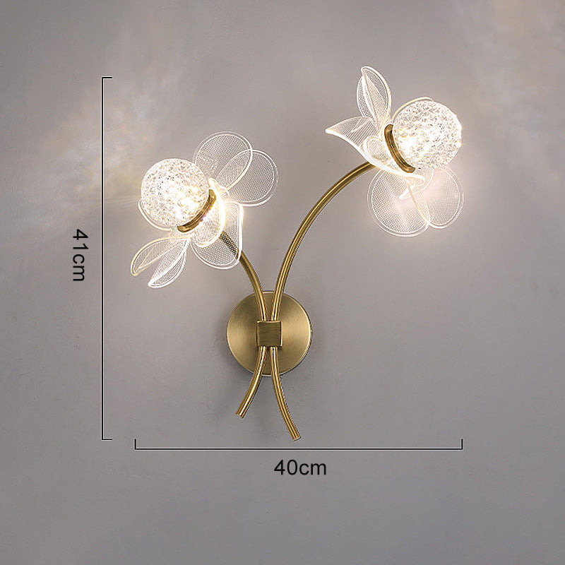 Modern Personalized Lotus Leaf LED Wall Light – Elegant Indoor/Outdoor Lighting for Bedroom, Living Room, Staircase, Kitchen, or Hallway Décor