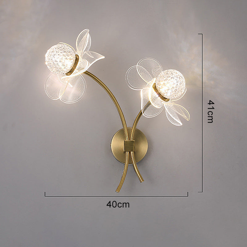 Modern Personalized Lotus Leaf LED Wall Light – Elegant Indoor/Outdoor Lighting for Bedroom, Living Room, Staircase, Kitchen, or Hallway Décor