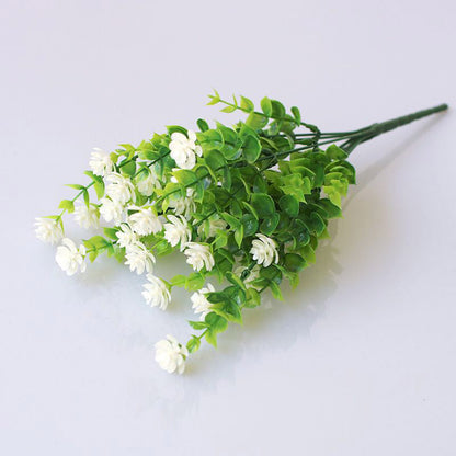 Artificial Flower Bundle – UV Resistant Faux Shrubs for Outdoor Garden & Wedding Decoration