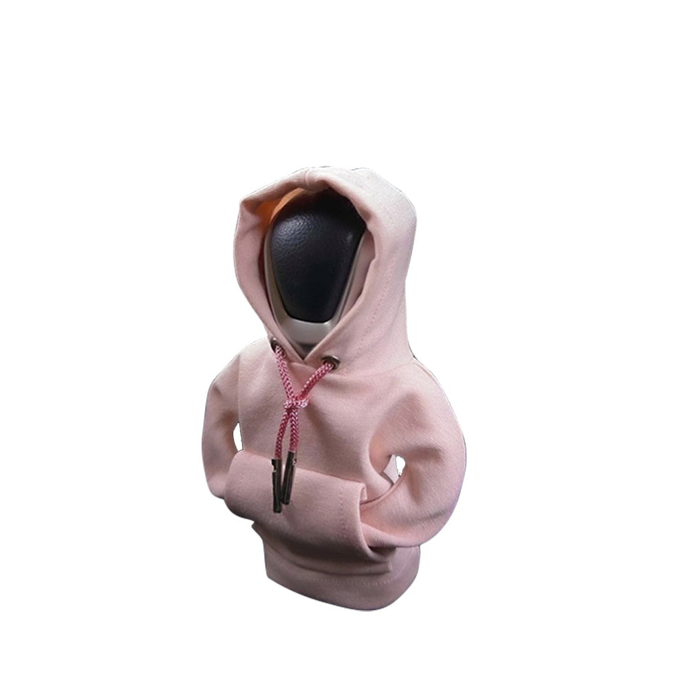 Car Gear Shift Knob Hoodie Cover – Manual & Automatic Gear Lever Decoration Hoodies for Car Interior Styling
