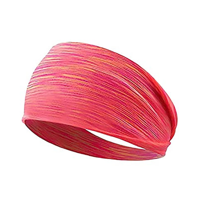 Widening Sports Headbands - 5-Pack Soft Elastic Quick-Dry Sweatbands for Yoga, Running, Gym Workout & All-Day Comfort