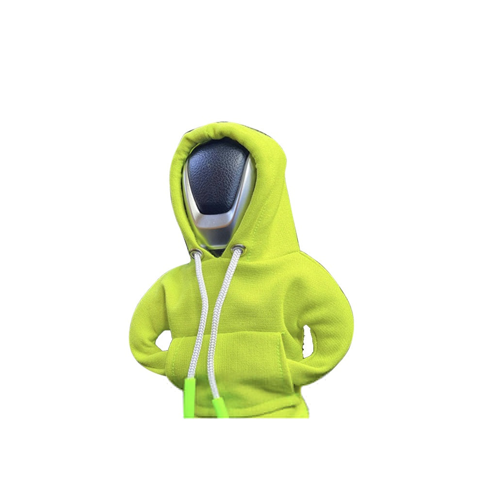 Car Gear Shift Knob Hoodie Cover – Manual & Automatic Gear Lever Decoration Hoodies for Car Interior Styling