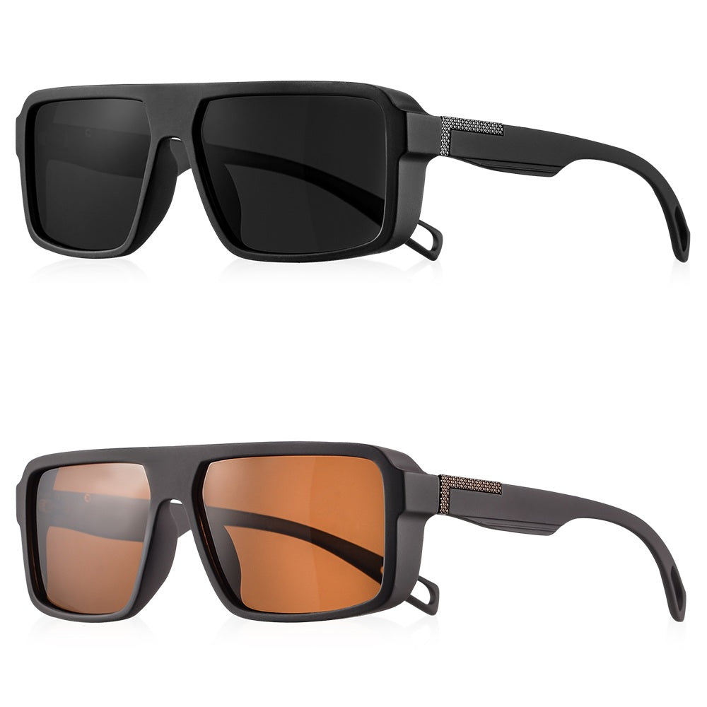 Classic Square Polarized Sunglasses – Fashion UV400 Protection Shades for Men & Women’s Driving, Fishing & Outdoor Sports Style