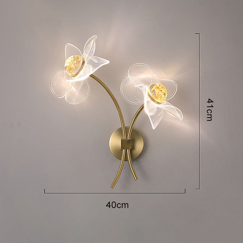 Modern Personalized Lotus Leaf LED Wall Light – Elegant Indoor/Outdoor Lighting for Bedroom, Living Room, Staircase, Kitchen, or Hallway Décor
