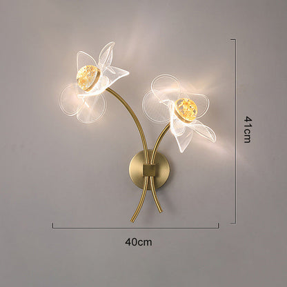 Modern Personalized Lotus Leaf LED Wall Light – Elegant Indoor/Outdoor Lighting for Bedroom, Living Room, Staircase, Kitchen, or Hallway Décor