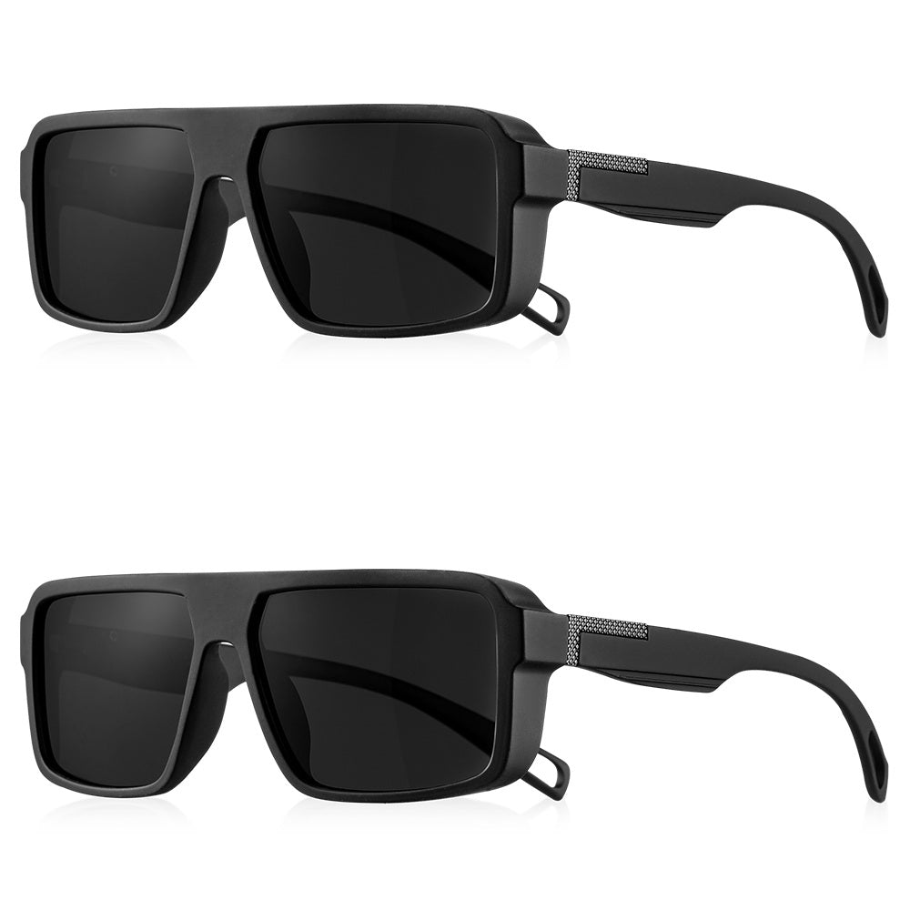 Classic Square Polarized Sunglasses – Fashion UV400 Protection Shades for Men & Women’s Driving, Fishing & Outdoor Sports Style