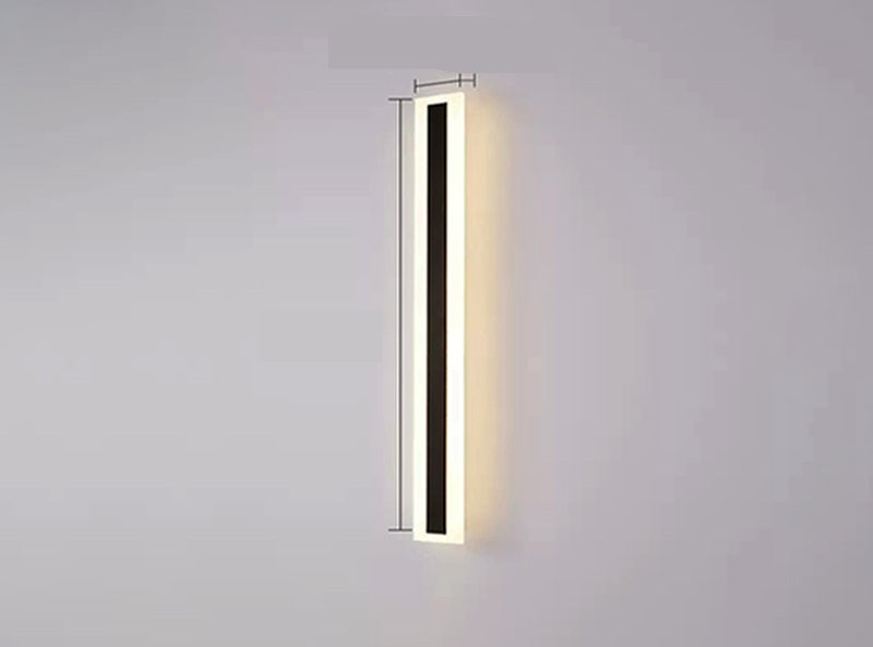 LED Strip Wall Light – Modern Waterproof IP65 Outdoor Lamp with Sleek Aluminum Body, Perfect for Garden, Patio & Porch Lighting