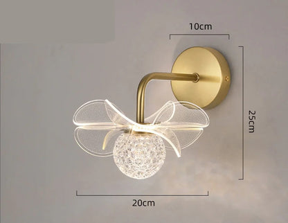 Modern Personalized Lotus Leaf LED Wall Light – Elegant Indoor/Outdoor Lighting for Bedroom, Living Room, Staircase, Kitchen, or Hallway Décor