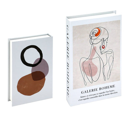 Luxury Decorative Fake Books – Modern Nordic Home Décor Props for Coffee Table and Living Room Styling