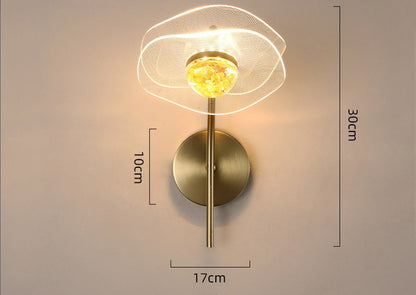 Modern Personalized Lotus Leaf LED Wall Light – Elegant Indoor/Outdoor Lighting for Bedroom, Living Room, Staircase, Kitchen, or Hallway Décor
