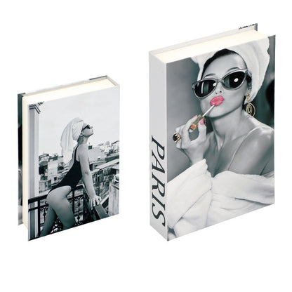 Luxury Decorative Fake Books – Modern Nordic Home Décor Props for Coffee Table and Living Room Styling