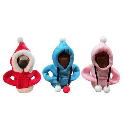Car Gear Shift Knob Hoodie Cover – Manual & Automatic Gear Lever Decoration Hoodies for Car Interior Styling