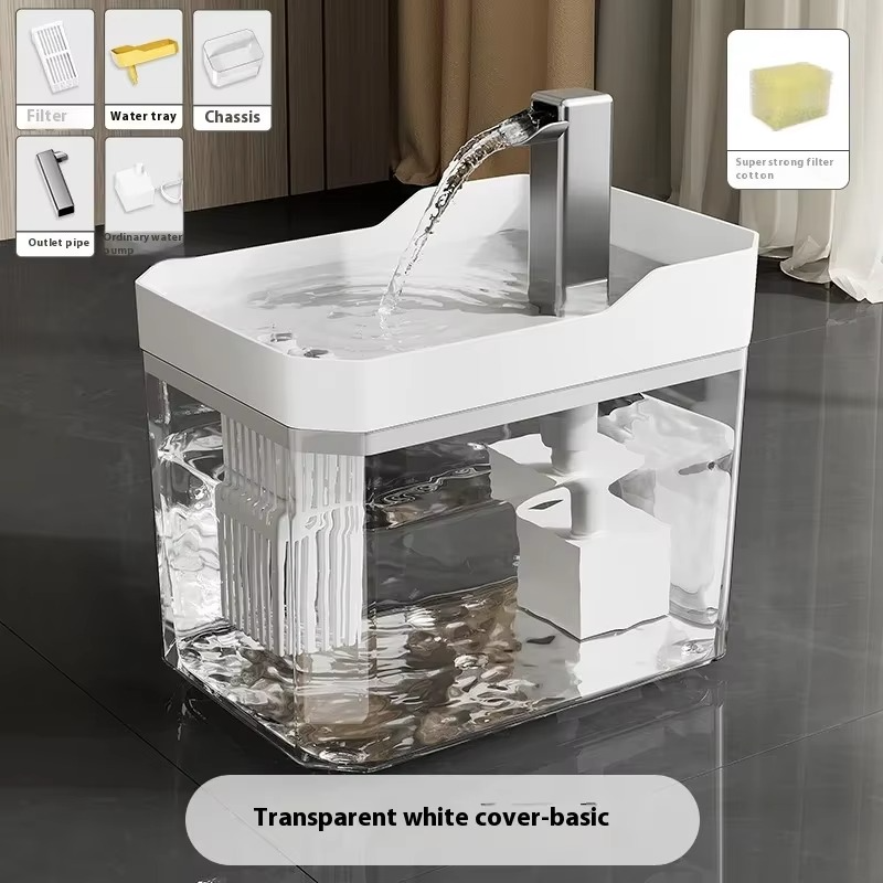 Automatic Pet Feeder & Water Dispenser – Large-Capacity Food Storage Bowl with Water Fountain for Dogs, Cats and Puppies