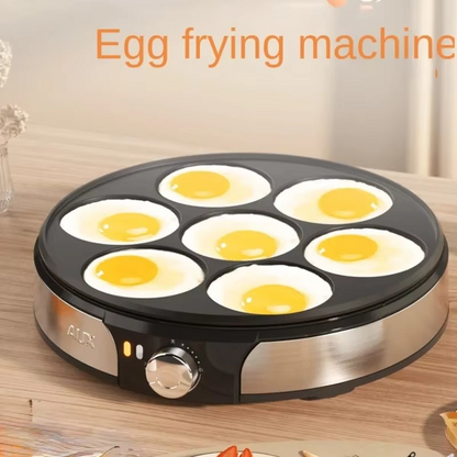 Professional 7-Hole Electric Crepe Maker – 220V Non-Stick Baking Pan for Crepes, Eggs, Burgers, Omelettes and Everyday Breakfast Cooking