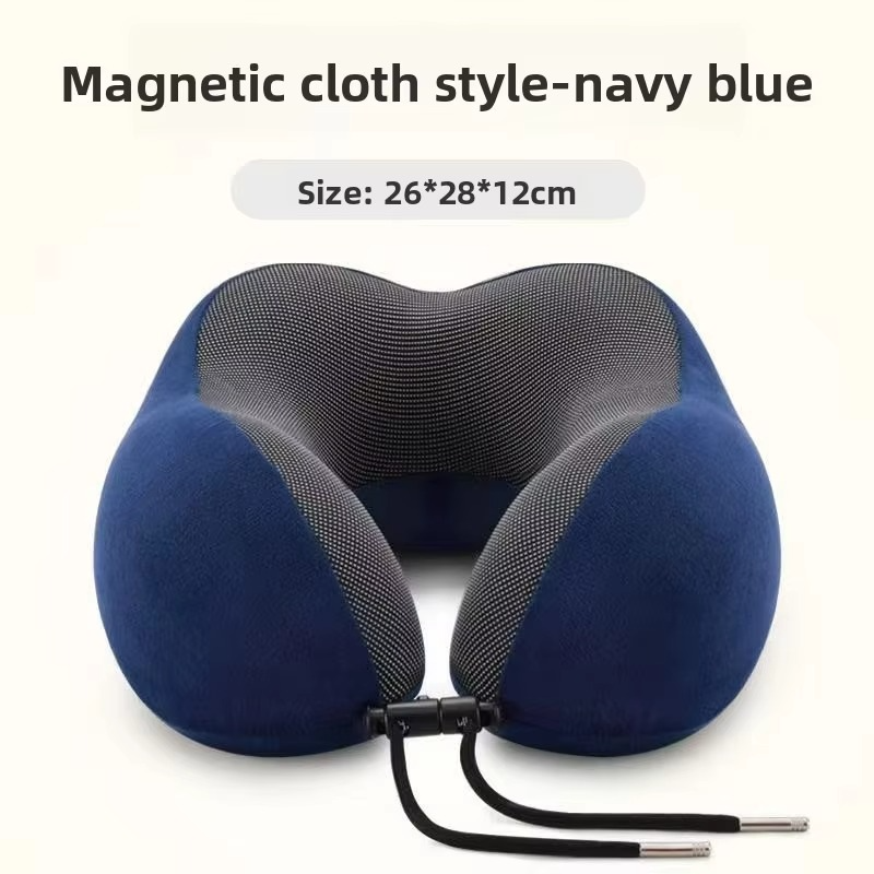 U-Shaped Memory Foam Neck Pillow – Soft Ergonomic Travel Pillow with Cervical Support for Airplanes, Sleeping, Relaxation and Neck Comfort