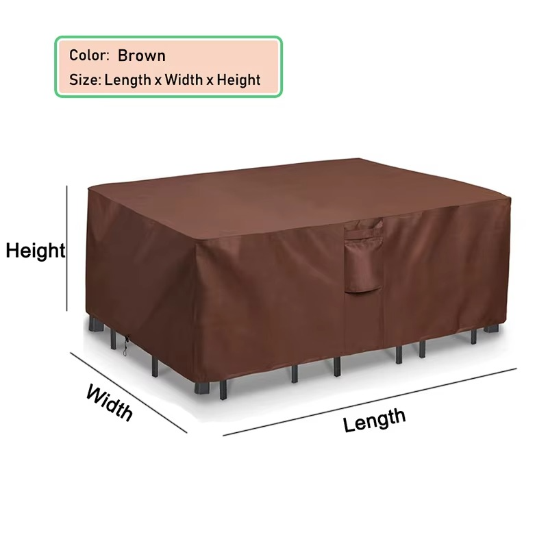 Heavy-Duty Outdoor Furniture Cover – Waterproof, Windproof & UV-Resistant Patio Cover for Sofas, Tables and Chairs, Protection Against Rain and Snow