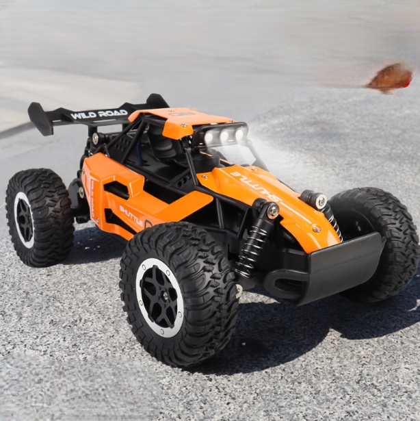 High-Speed Off-Road RC Buggy – 1:16 Scale 2.4GHz Remote Control Car with LED Lights & Rechargeable Battery