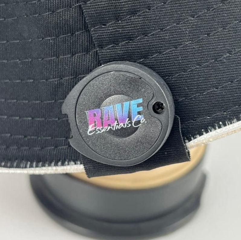 LED Light-Up Duo Bucket Hat Set – Unisex Black & Neon LED Caps for Night Events, Festivals, Concerts or Party Statement Wear