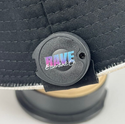 LED Light-Up Duo Bucket Hat Set – Unisex Black & Neon LED Caps for Night Events, Festivals, Concerts or Party Statement Wear