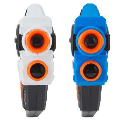 Infrared Laser Tag Set for Kids & Adults – 2 Player Toy Guns with Projector, Indoor Outdoor Game
