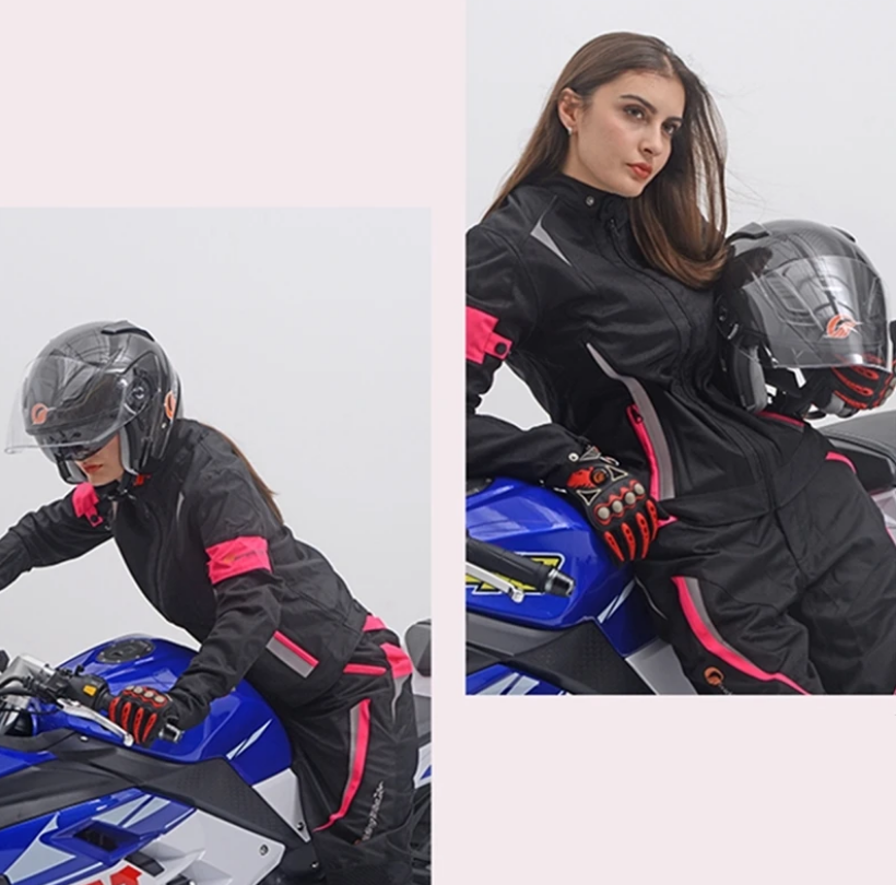 Women’s Waterproof Motorcycle Jacket & Moto Pants Set – Breathable Mesh Protective Gear for Touring, Riding & Racing, Stylish & Durable Motorbike Clothing