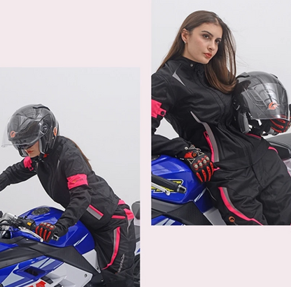 Women’s Waterproof Motorcycle Jacket & Moto Pants Set – Breathable Mesh Protective Gear for Touring, Riding & Racing, Stylish & Durable Motorbike Clothing