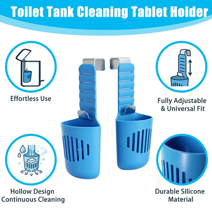 Reusable Toilet Tank Tablet Holder – Toilet Cleaner Tablet Dispenser for Easy Bathroom Tank Cleaning, Freshness and Maintenance