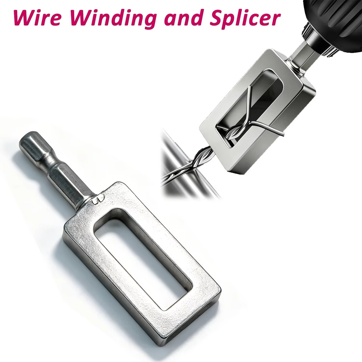 Portable Wire Twisting Tool – Hexagonal Handle Multifunctional Wire Twister for Quick, Effortless Knotting, Fastening and DIY Wire Work