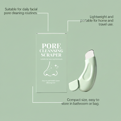 Professional Facial Skin Spatula – Ergonomic Deep Pore Cleansing Tool for Blackhead Removal, Gentle Exfoliation and Everyday Skin Care