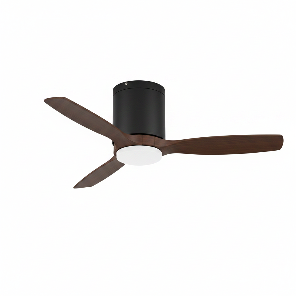 Industrial Retro Ceiling Fan – 6-Speed Silent DC Inverter Motor Fan for Living Rooms, Dining Areas, Bedrooms, Homes and Offices