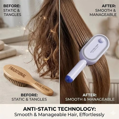Electric Scalp Massage Comb – 3-in-1 Rechargeable Spray Brush with Steam, Essential Oil Application and Self-Cleaning Design for Hair & Scalp Care