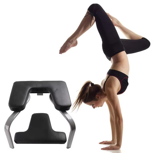 Yoga Multifunctional Inversion Chair – Assisted Headstand Stool for Safe Upside-Down Yoga, Core Strength, Flexibility Training and Home Fitness