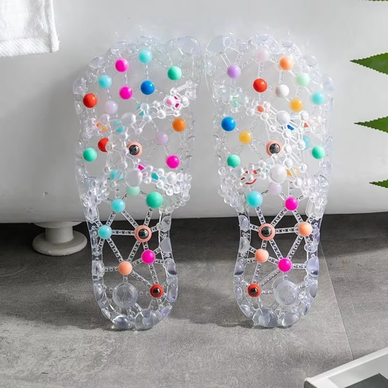Quick-Dry Bathroom Slippers – Anti-Slip Hollow Drainage Slides with Breathable Massage Sole for Shower, Dormitory and Home Use