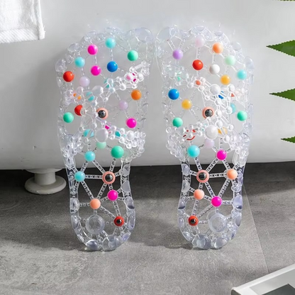 Quick-Dry Bathroom Slippers – Anti-Slip Hollow Drainage Slides with Breathable Massage Sole for Shower, Dormitory and Home Use