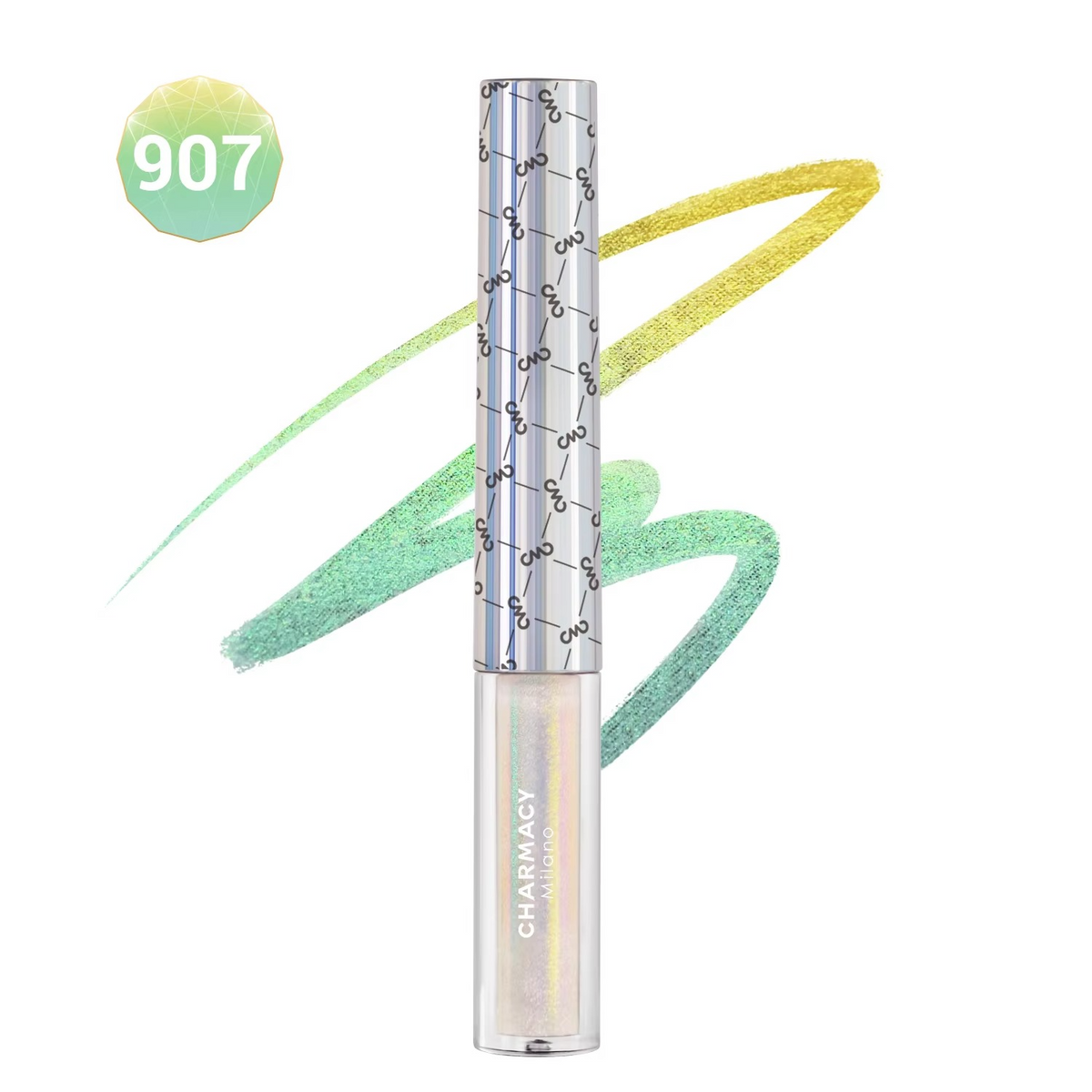 Duochrome Glitter Liquid Eyeliner – Waterproof Smudge-Proof Eye Liner with Ultra-Fine Tip for Long-Lasting Shimmer Makeup