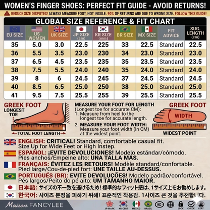 Women’s Five-Toe Barefoot Shoes – Minimalist Flats with Loop Strap and Quick-Dry Design for Hiking, Yoga, Gym, Water Activities and Casual Wear