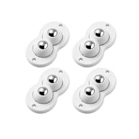 Self-adhesive all-purpose castors, set of 4