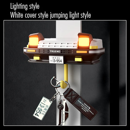 Car Headlight Key Holder – Wall-Mounted Key Hook Gift for Car Lovers & Unique Auto-Themed Décor