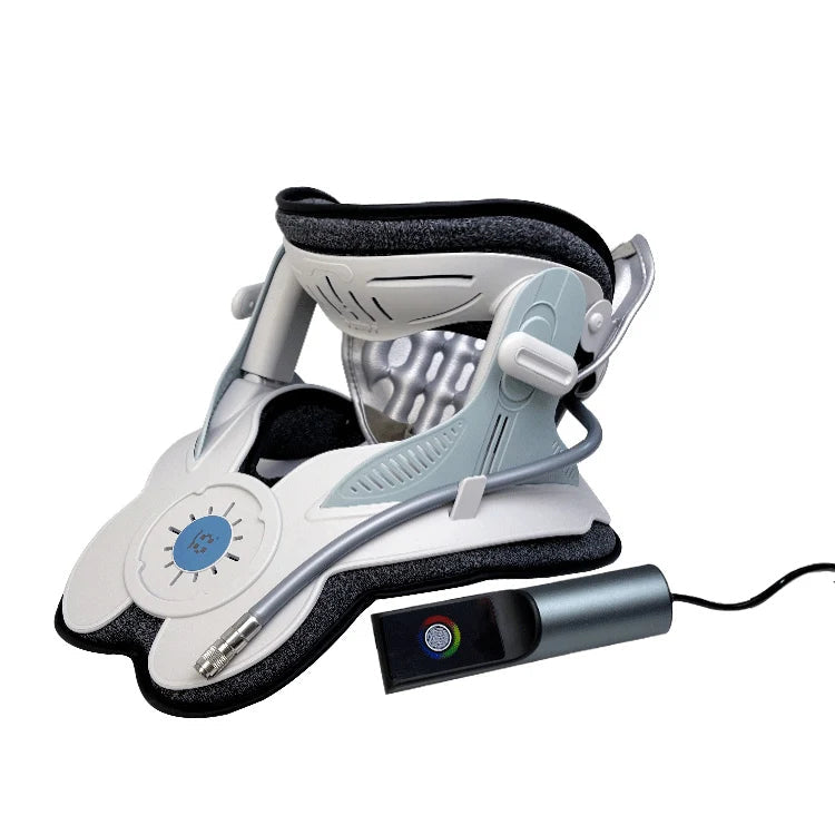 Electric Neck Traction Brace – Soft Adjustable Cervical Collar with Custom Logo, Pain Relief & Support for Neck Fixation Therapy