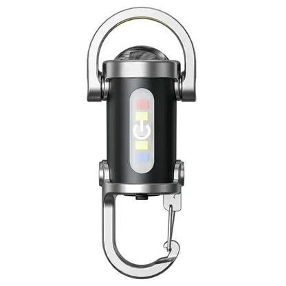 Rechargeable LED Keychain Work Light – Ultra-Bright, Compact, Multifunctional Emergency Flashlight with Keyring for Outdoor & Home Inspections