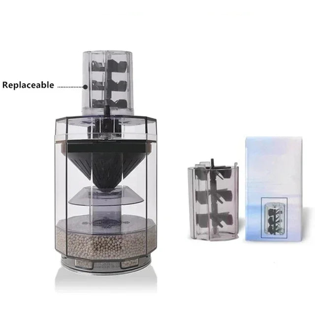 Fish Tank Water Fairy Filter - Oxygen Enrichment System with Bacteria Cultivation and Auto Cleaning for Aquatic Toilets