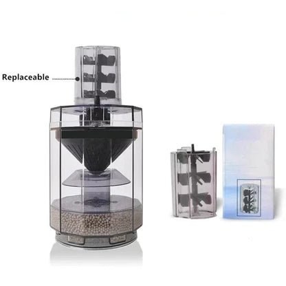 Fish Tank Water Fairy Filter - Oxygen Enrichment System with Bacteria Cultivation and Auto Cleaning for Aquatic Toilets