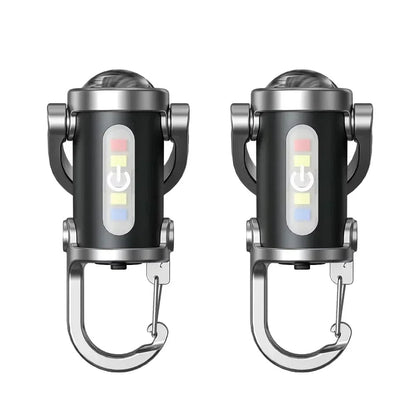 Rechargeable LED Keychain Work Light – Ultra-Bright, Compact, Multifunctional Emergency Flashlight with Keyring for Outdoor & Home Inspections