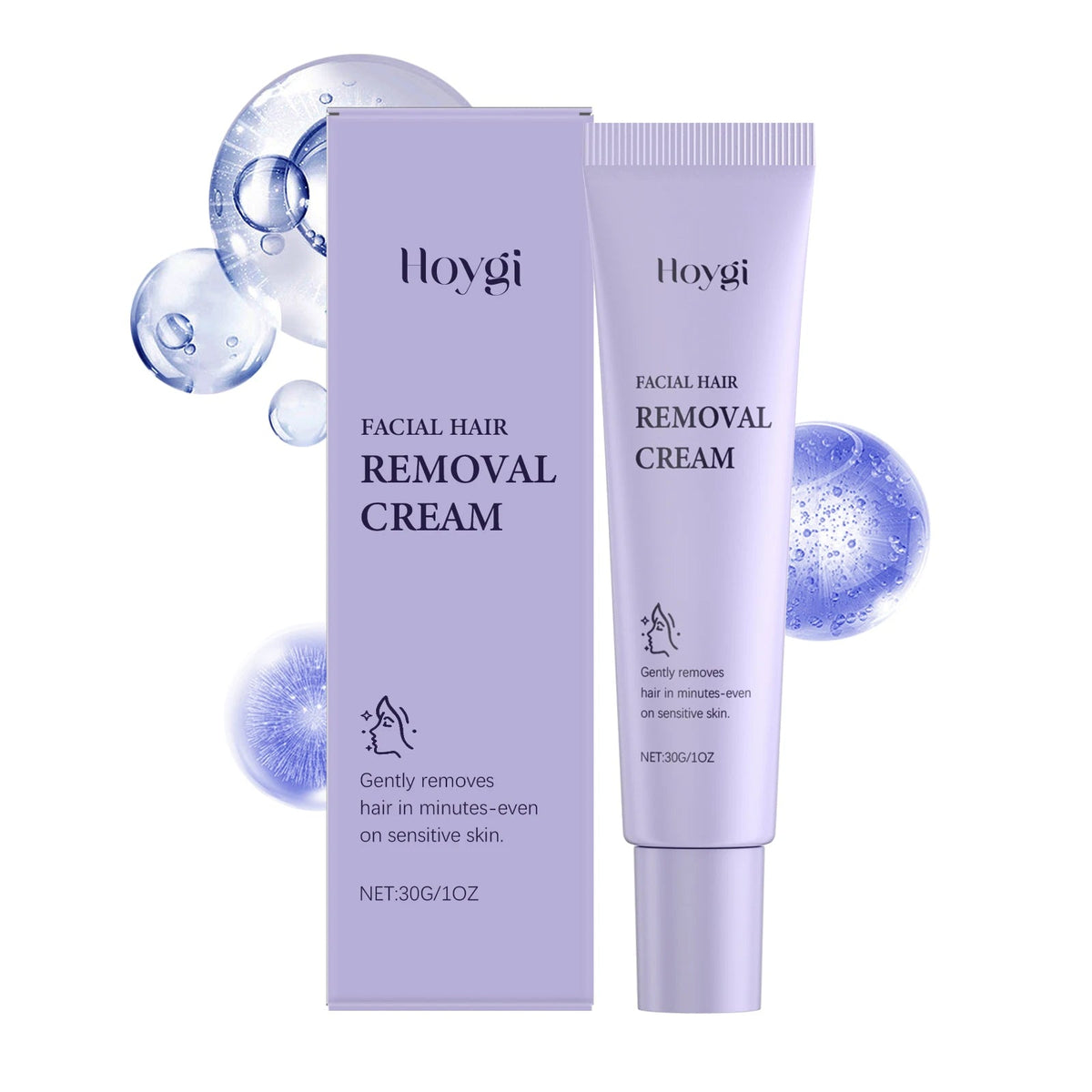 Painless Hair Removal Cream for Face – Gentle and Non-Irritating Skin Smoother That Nourishes and Protects Clogged Pores