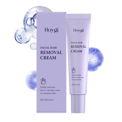 Painless Hair Removal Cream for Face – Gentle and Non-Irritating Skin Smoother That Nourishes and Protects Clogged Pores